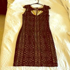 Guess dress with large key hole neck. Size 10